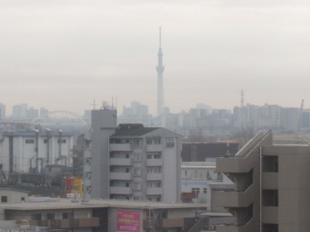 View photos from the dwelling unit. View from the site (December 2013) Shooting ※ Overlooking the Tokyo Sky Tree