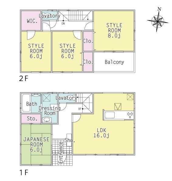 Floor plan. (11 Building), Price 32,800,000 yen, 4LDK, Land area 138.89 sq m , Building area 105.15 sq m