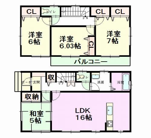 Floor plan. Reservation of tour ・ Complete documentation ・ Please feel free to ask neighboring properties, etc.