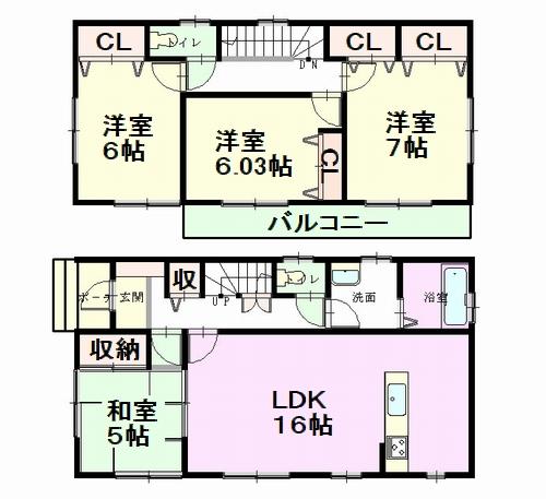 Floor plan. Flat floor design