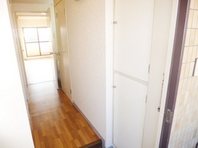 Entrance. Shoe box