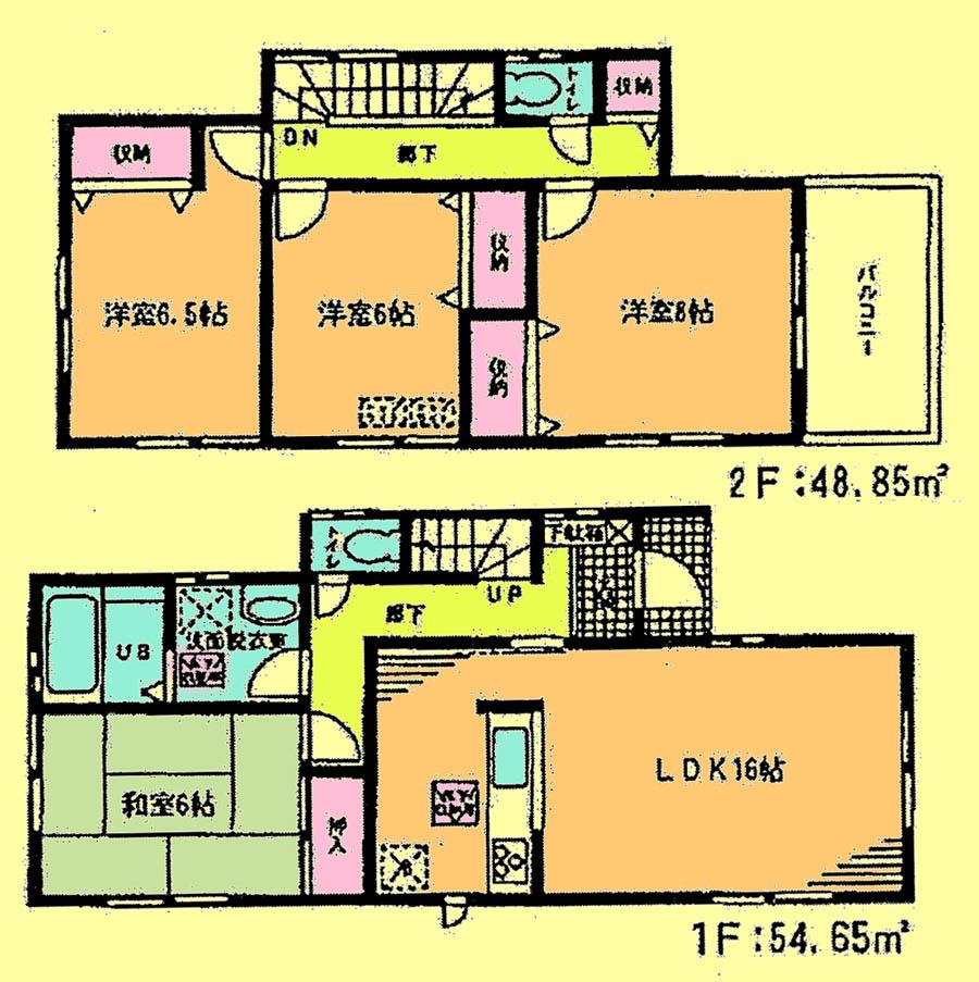 Floor plan. 24,800,000 yen, 4LDK, Land area 131 sq m , Building area 103.5 sq m located view in addition to this, It will be provided by the hope of design books, such as layout.