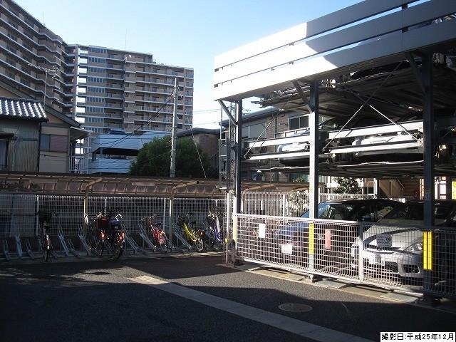 Parking lot. Common areas