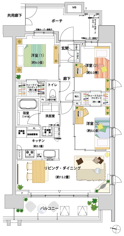 Floor: 3LD ・ K + WIC + WTC, the occupied area: 70.23 sq m, Price: 46,317,259 yen, now on sale