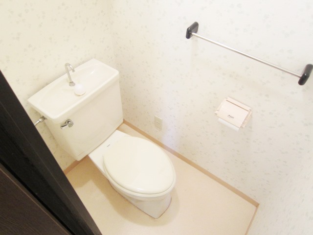 Toilet. It contains the beautifully clean before occupancy.