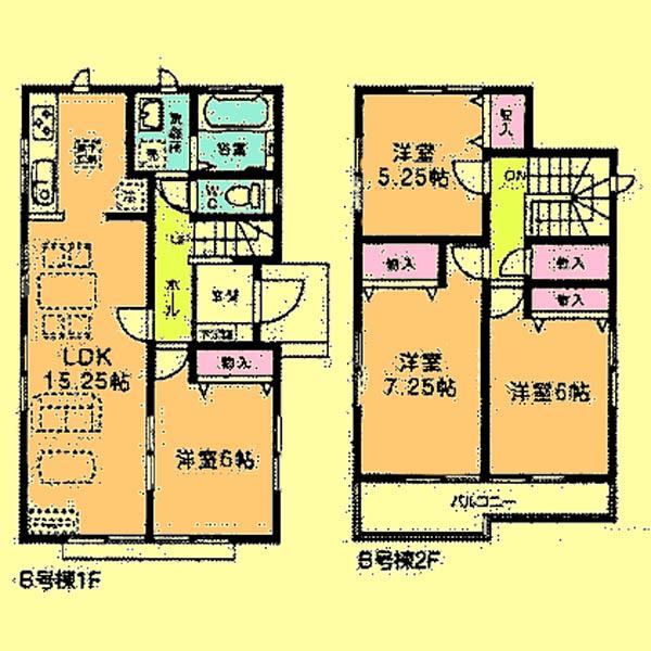 Floor plan. 23.8 million yen, 4LDK, Land area 124.74 sq m , Building area 93.57 sq m located view in addition to this, It will be provided by the hope of design books, such as layout.