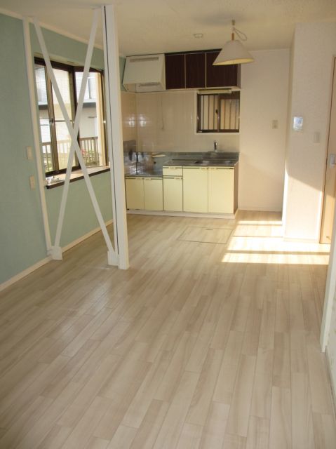 Living and room. Bay windows will brighten the room.