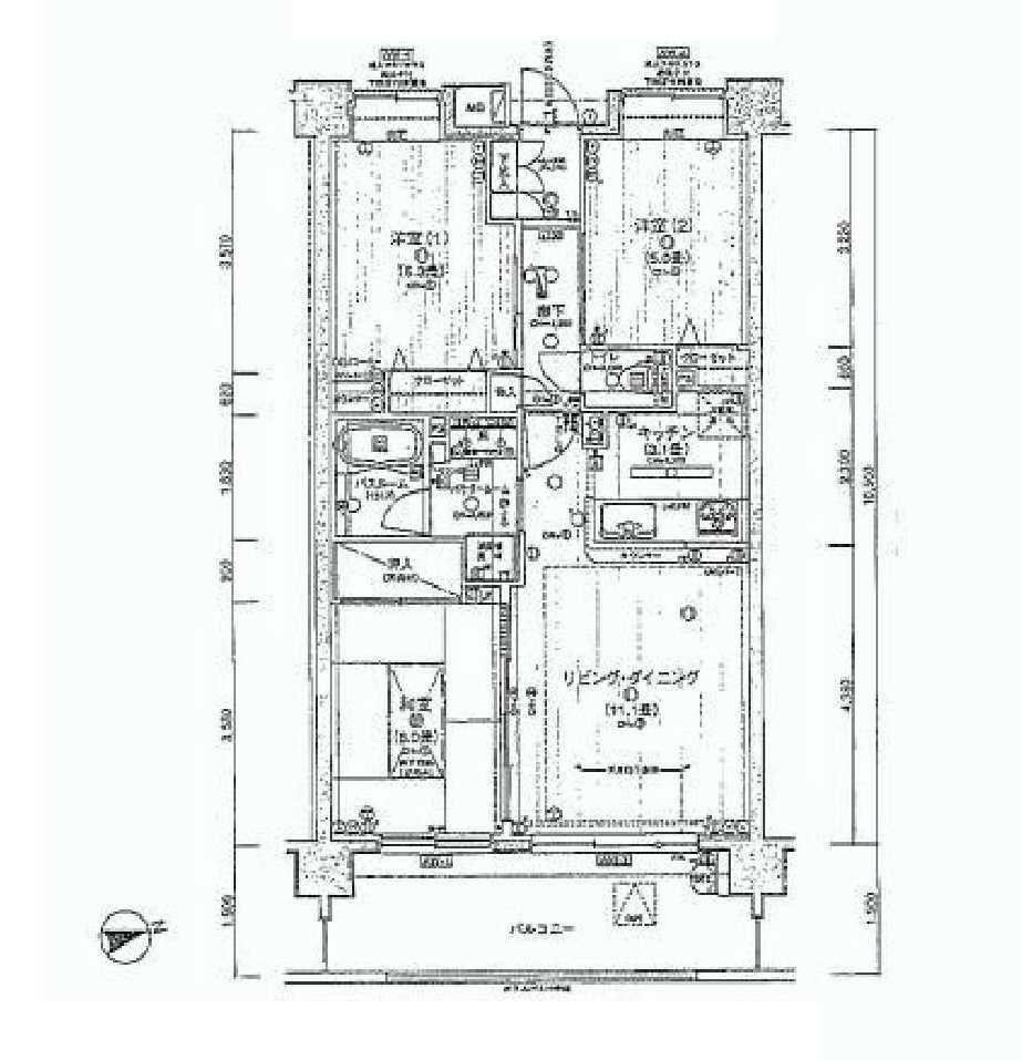Floor plan. 3LDK, Price 21,800,000 yen, Occupied area 66.67 sq m
