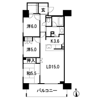Floor: 3LDK + WIC (walk-in closet), the occupied area: 80.69 sq m