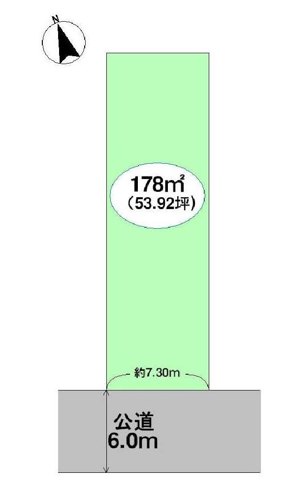 Compartment figure. Land price 32,800,000 yen, Land area 178 sq m