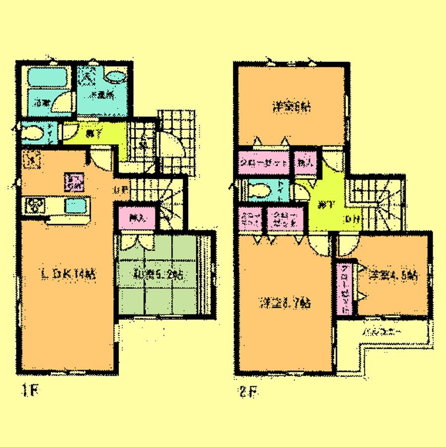 Floor plan. 24,800,000 yen, 4LDK, Land area 92.52 sq m , Building area 91.53 sq m located view in addition to this, It will be provided by the hope of design books, such as layout.