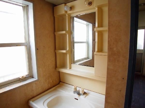 Wash basin, toilet. Wash basin has been clean used