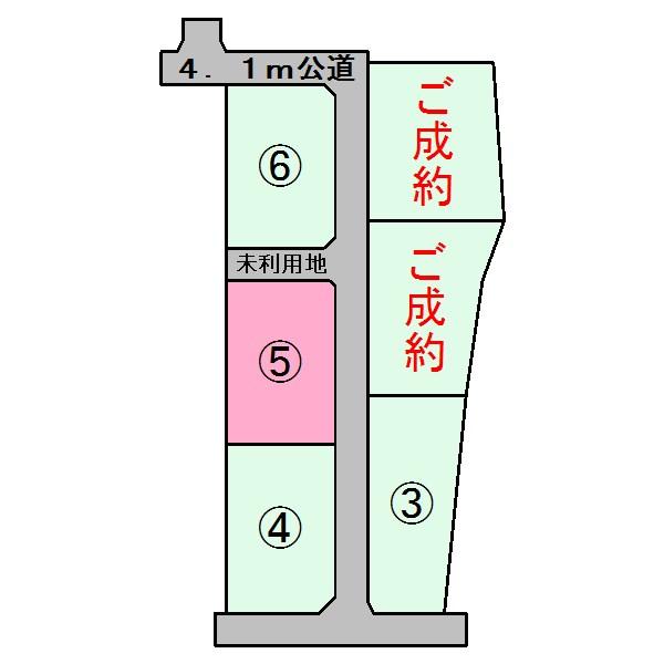 Compartment figure. Land price 8.8 million yen, Land area 306.24 sq m