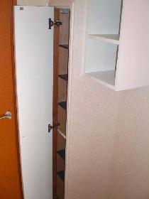 Other. The storage rack with a height you can clean your use close the door.