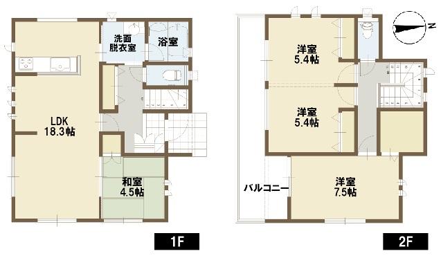 6 Building Japanese-style charm of relaxation floor plan. Always refreshing Some of the storage is also rich in home. . 6 Building Floor plan