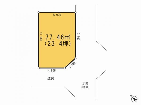 Compartment figure. Land price 5.5 million yen, If the land area 77.46 sq m drawings and the present situation is different will honor the current state