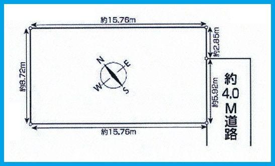 Compartment figure. Land price 12.8 million yen, Land area 138.1 sq m