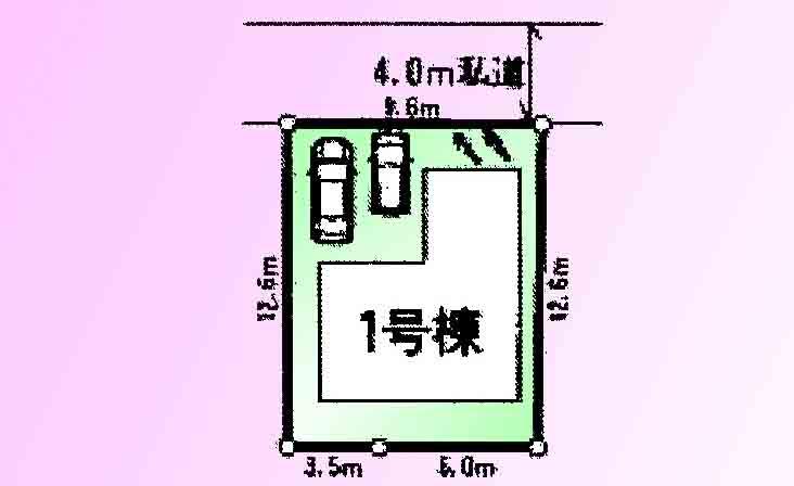 Compartment figure. 21,800,000 yen, 4LDK, Land area 121.48 sq m , Building area 98.95 sq m