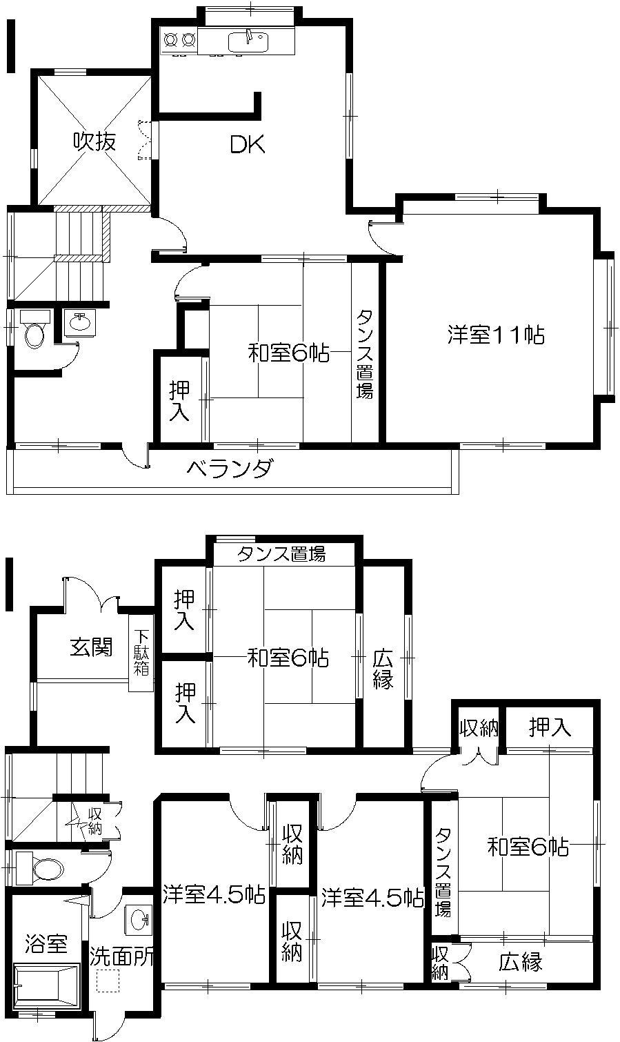 Floor plan. 13.8 million yen, 6DK, Land area 178.98 sq m , Building area 144.4 sq m