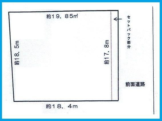 Compartment figure. Land price 19,800,000 yen, Land area 340.98 sq m