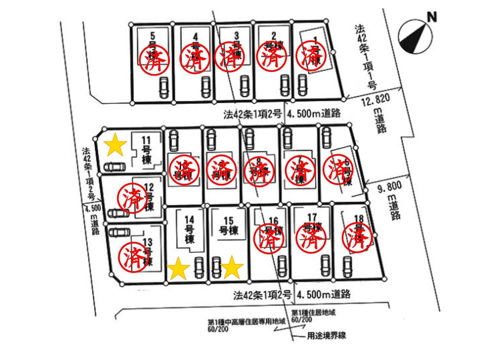 The entire compartment Figure. Large-scale development 11 Building 14 Building 15 Building Sale
