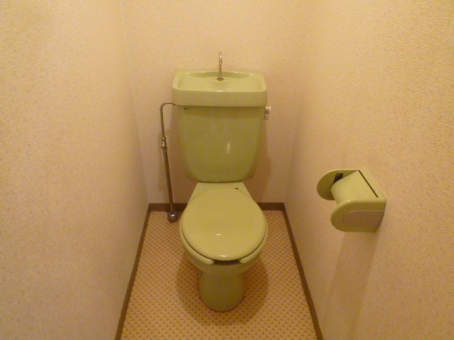 Toilet.  ■  ■ Green toilet is fashionable ne !! ■  ■