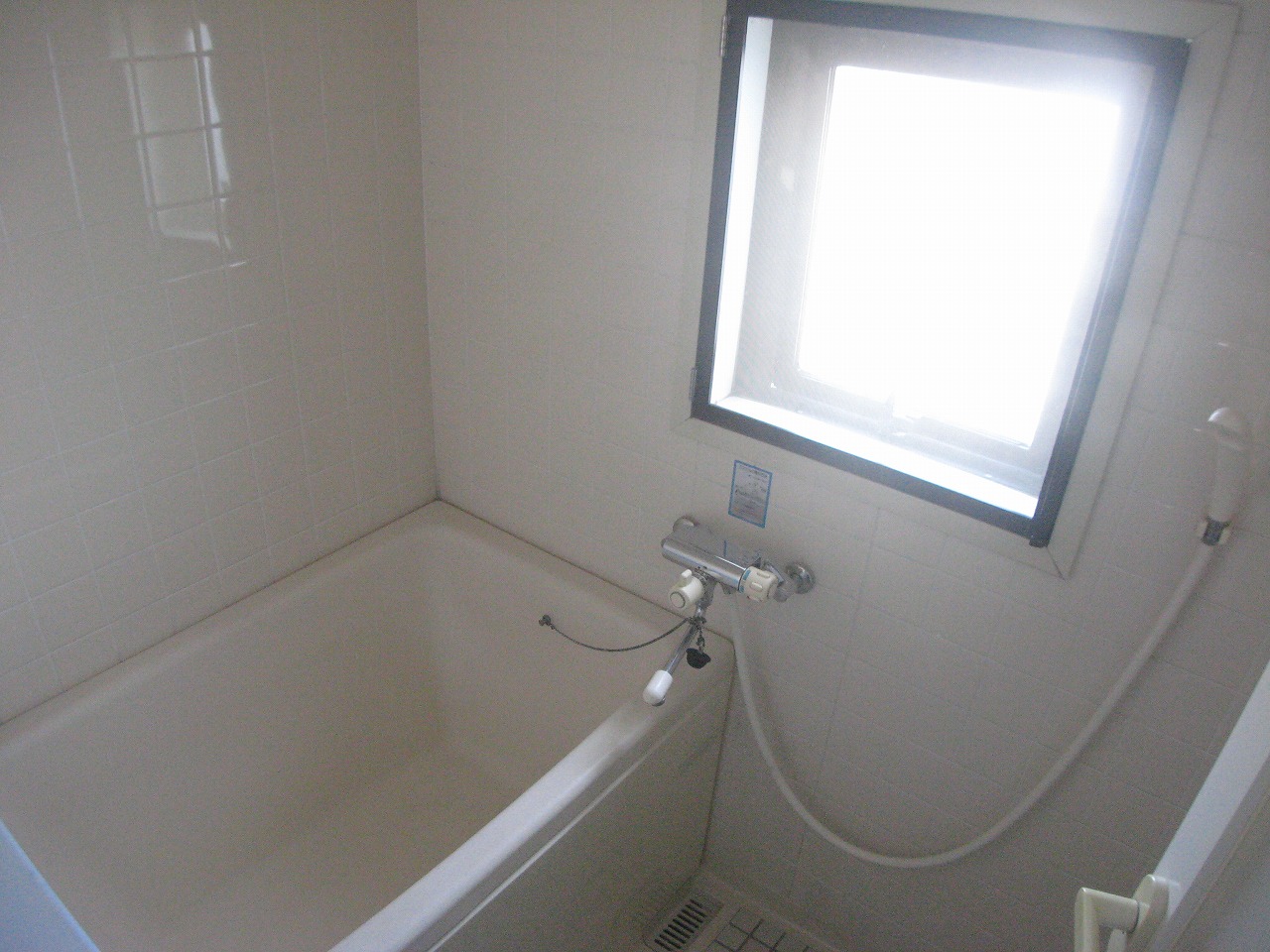 Bath. It comes with a window in bathroom, This is useful to arouse