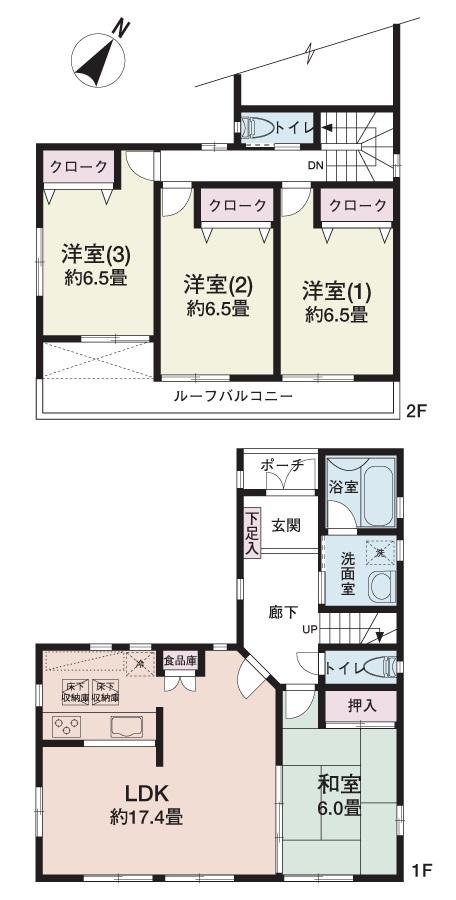 Floor plan. Kitamoto known that proactively respond to changes of "society as a 720m education policy to North Elementary School ・ Virtue ・ We have set that to cultivate the mind rich and strong children "the body harmonious of. 