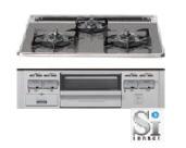 Other Equipment. 3-burner stove with a variety of functions. Cleaning a glass top is also happy to. Peace of mind sensor (cooking oil overheating prevention device) is also standard equipment (same specifications)