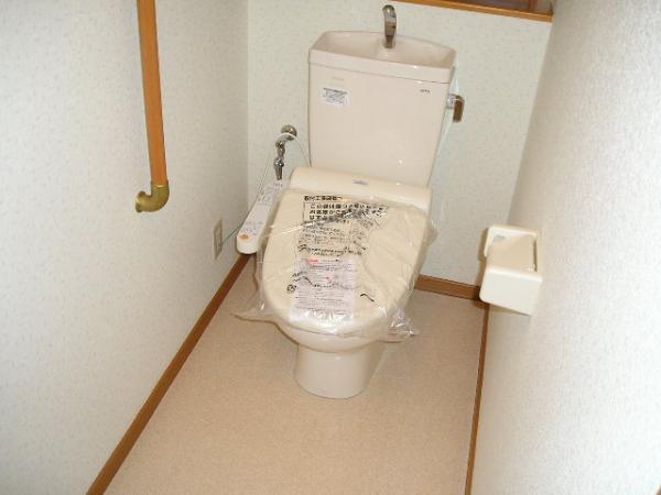 Toilet. It was replaced in the toilet with a wash function heating toilet seat