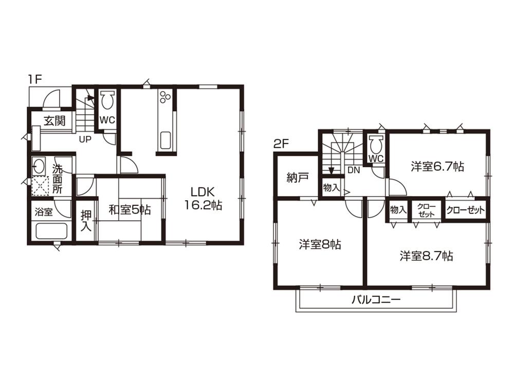 Floor plan. 18,800,000 yen, 4LDK, Land area 171.33 sq m , Building area 103.67 sq m