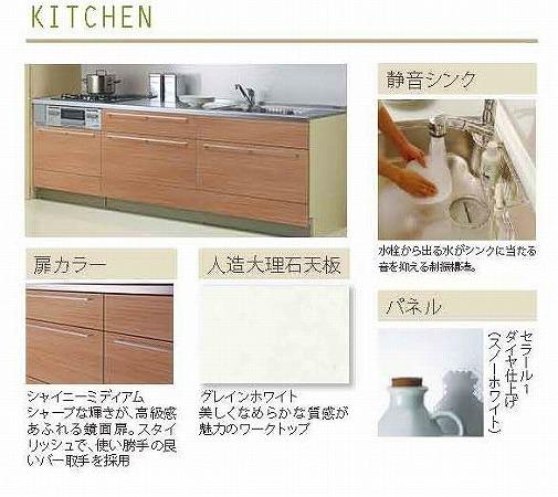 Same specifications photo (kitchen). C Building Same specifications, Built-in dishwasher dryer, Shower faucet construction with water purifier