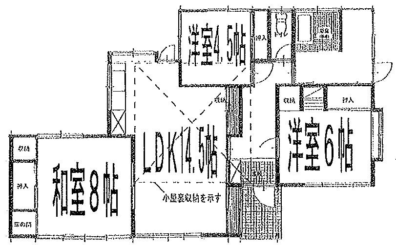 Floor plan. 6 million yen, 3LDK, Land area 379.15 sq m , Building area 81.15 sq m