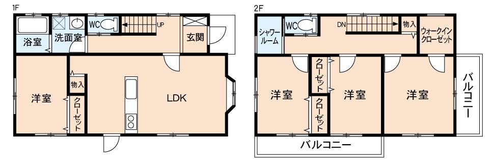 Floor plan. 16.5 million yen, 4LDK + S (storeroom), Land area 239.45 sq m , Building area 112.61 sq m