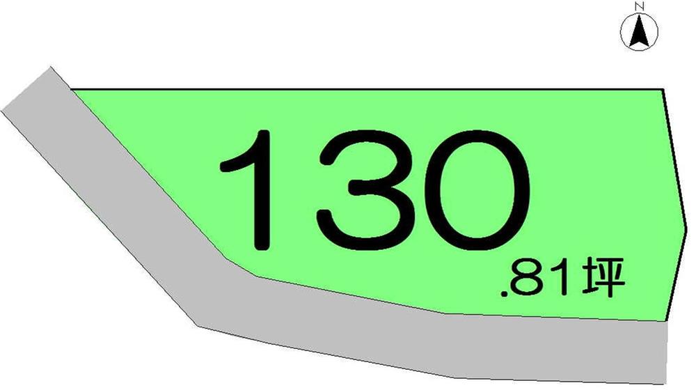 Compartment figure. Land price 2.7 million yen, Land area 432.43 sq m