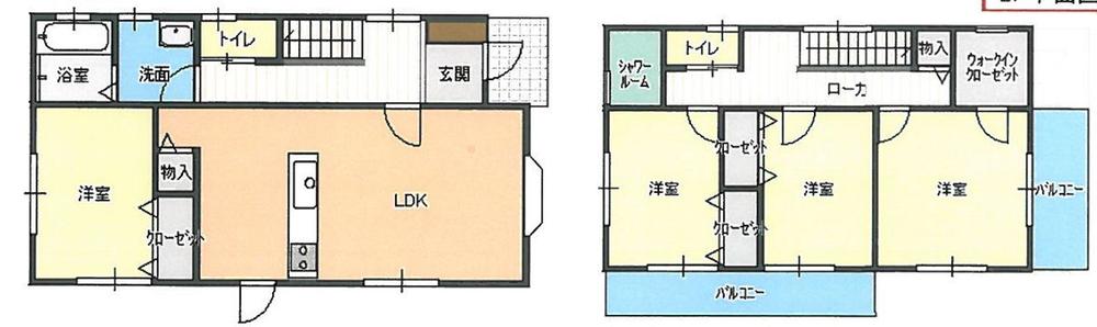 Floor plan. 16.5 million yen, 4LDK + S (storeroom), Land area 239.45 sq m , Building area 112.61 sq m