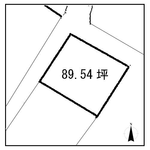 Compartment figure. Land price 8.96 million yen, Land area 296 sq m compartment view
