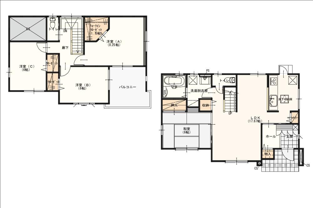 Floor plan. (4 Building), Price 23.2 million yen, 4LDK, Land area 213.19 sq m , Building area 106.66 sq m