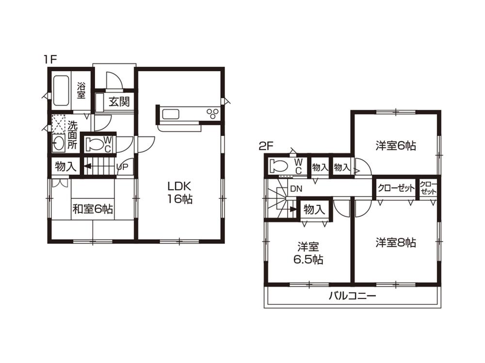 Floor plan. 18.3 million yen, 4LDK, Land area 194.05 sq m , Building area 95.58 sq m