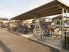 Other common areas. Place for storing bicycles