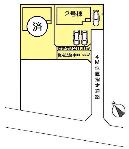 Compartment figure. 24,800,000 yen, 4LDK, Land area 201.79 sq m , Building area 105.16 sq m