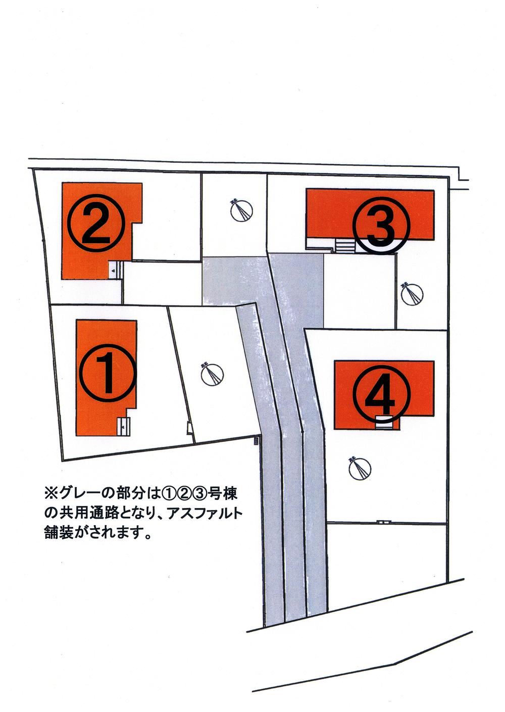 The entire compartment Figure. 1 Building 19,800,000 yen Building 2 19,800,000 yen 3 Building 18,800,000 yen 4 Building 20.8 million yen (all sections including tax)