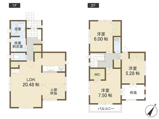 Floor plan. (10 Building), Price 33,800,000 yen, 3LDK, Land area 130 sq m , Building area 94.39 sq m