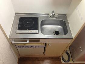 Kitchen. With electric stove