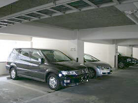 Parking lot. It is underground parking.