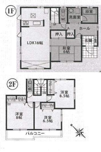 Floor plan. 24,800,000 yen, 4LDK, Land area 258.25 sq m , Building area 105.98 sq m Mato