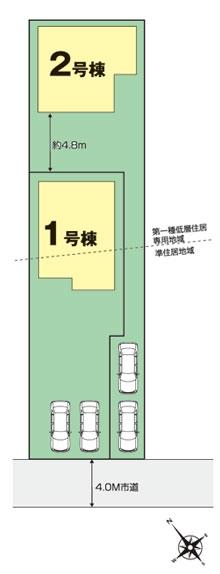 The entire compartment Figure. Shinmei 3-chome compartment view