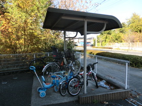 Other common areas. Bicycle parking lot with a roof (bicycle parking free)