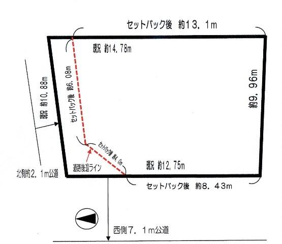 Compartment figure. Land price 15.9 million yen, It is located 10 minutes from the land area 142.47 sq m Station.