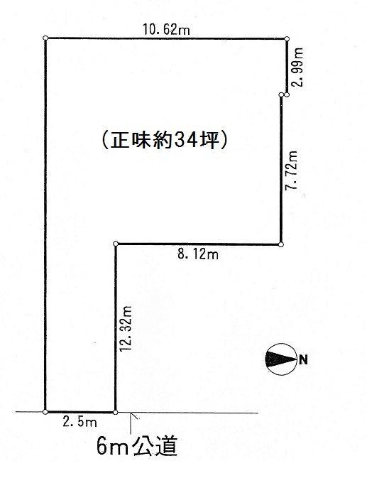 Compartment figure. Land price 15.8 million yen, Land area 144.45 sq m